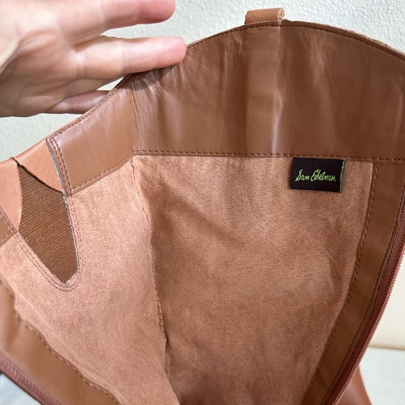 Sam Edelman Penny Whiskey Distressed Leather Knee
High Riding Boots Women's 6W - Picture 13 of 16